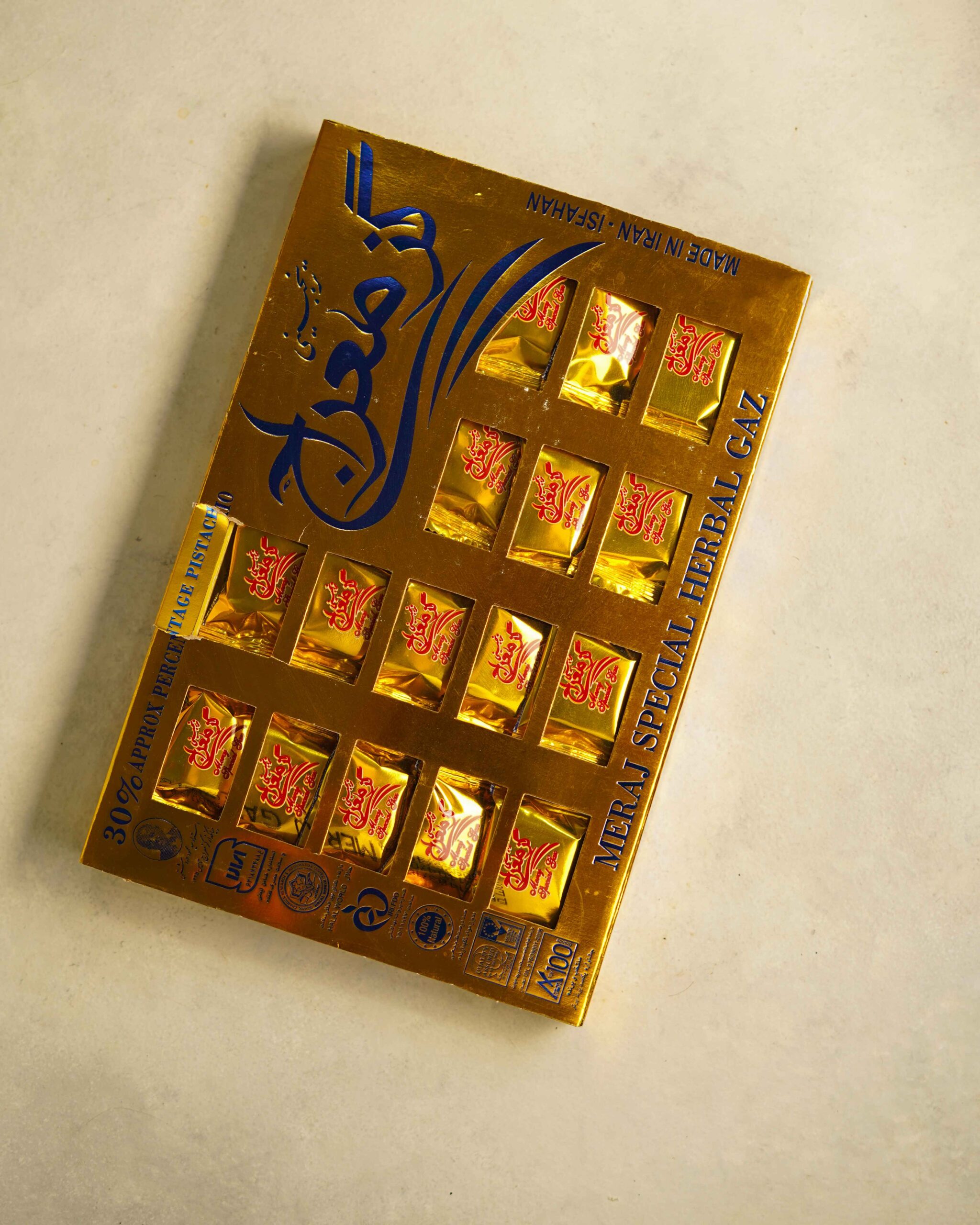 گز ۳۰٪پسته معراج